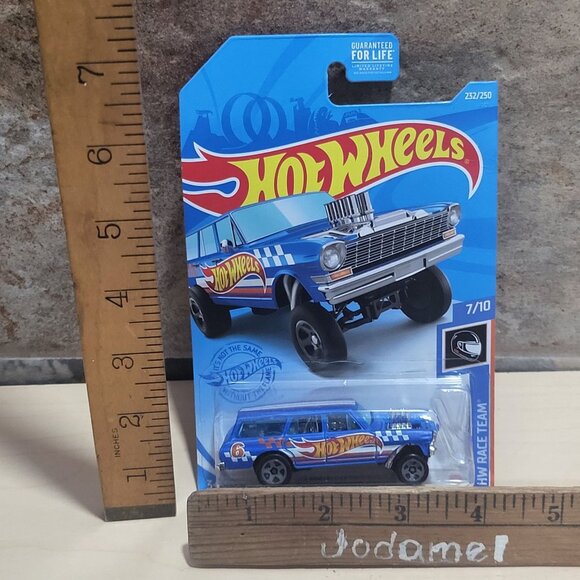 Hot Wheels 64 Nova Wagon Gasser Diecast Car 2020 - Picture 7 of 8